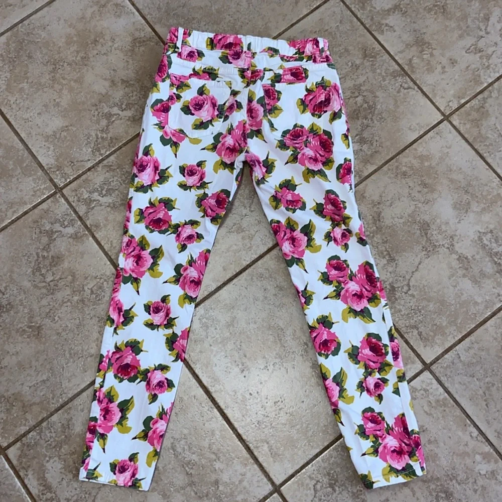 Children’s Place Floral Adjustable Waist Jeans
